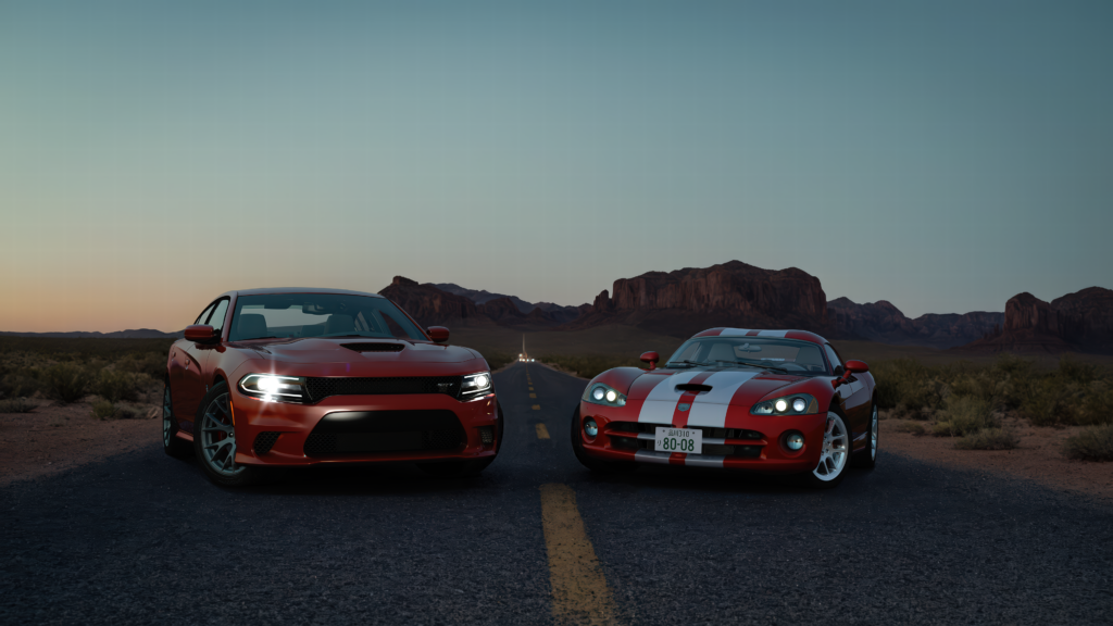 Assetto Corsa Dodge Viper SRT10 / Dodge Charger SRT