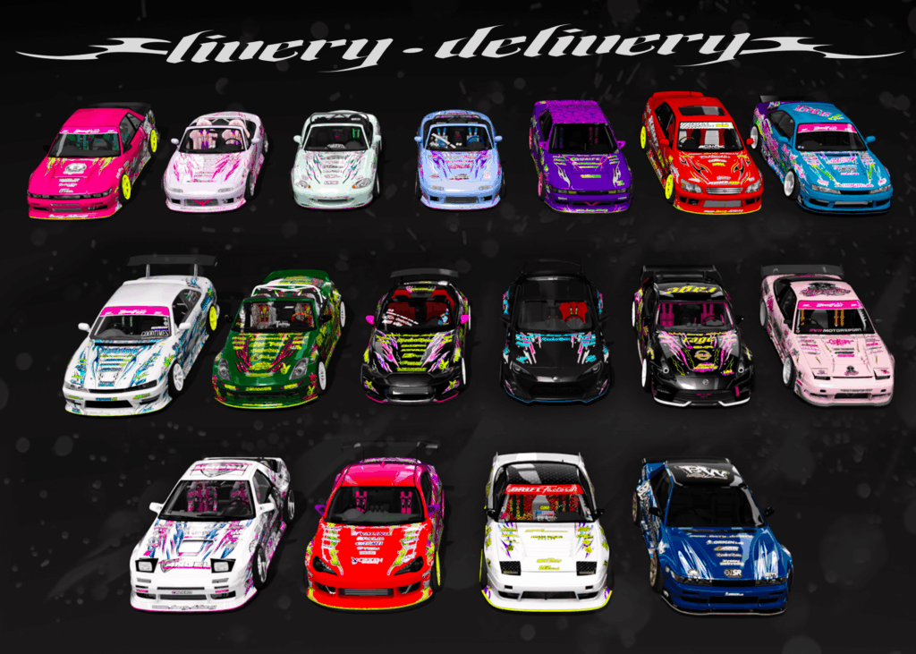Assetto Corsa Livery Delivery Drift Pack V2